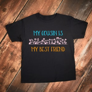Cute My Cousin Is My Best Friend Quote  Youth Short Sleeve T-Shirt