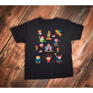 Circus Clown Shirt, Birthday Shirt for Kids, Carnival Shirt, Birthday Gift for Kids, Carnival Birthday, Circus Theme, Circus Party, Youth