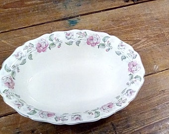 Vintage Canonsburg Pottery Co {6} Lajean Pattern Floral /& Gold Berry Bowls Keystone State Pennsylvania USA Made Good Condition
