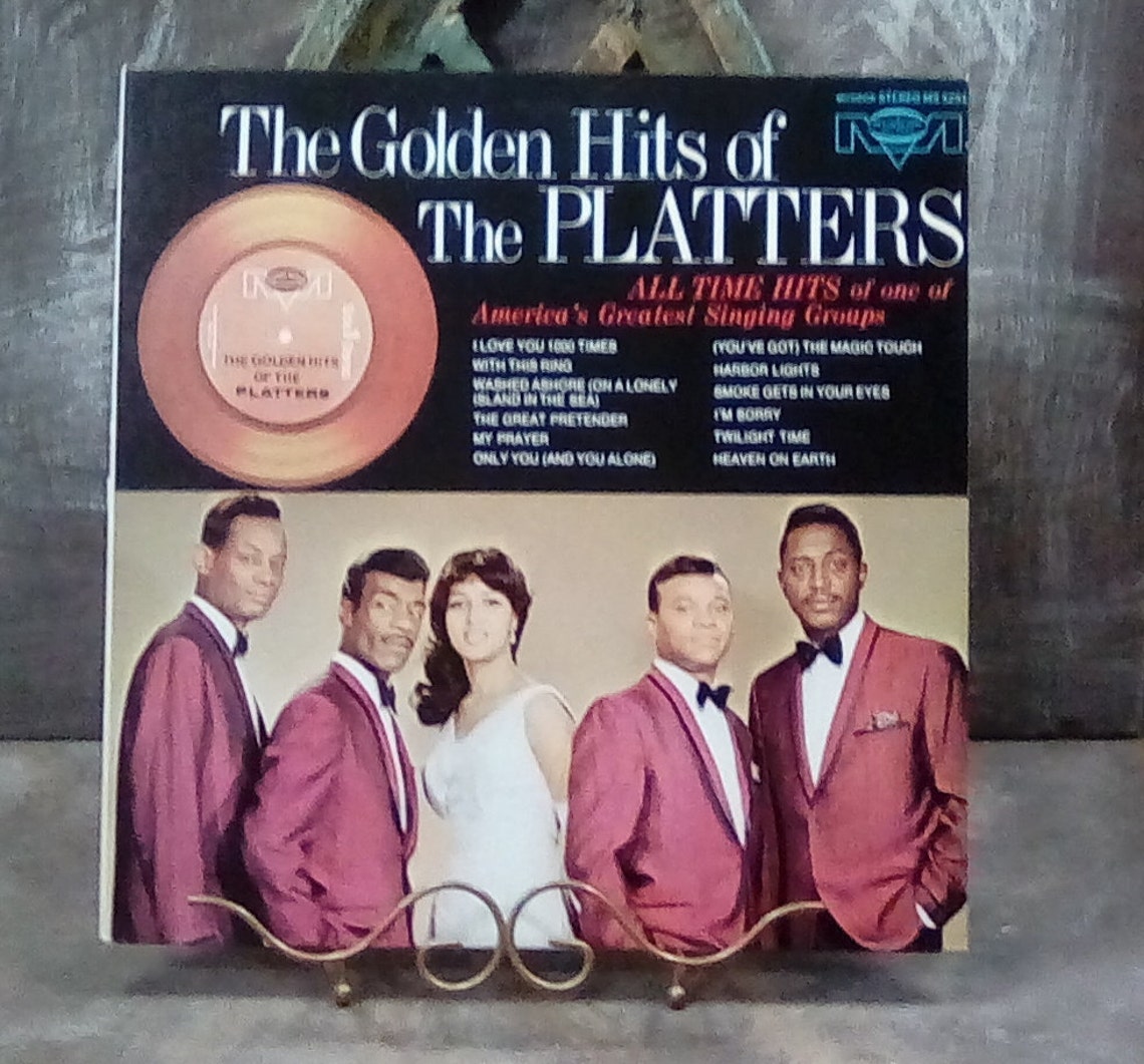 Vintage Record Album of the Platters Golden Hits of the Etsy