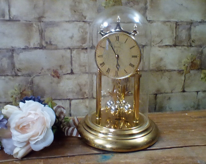 Vintage Anniversary Clock by Bulova, Large Westminster Anniversary