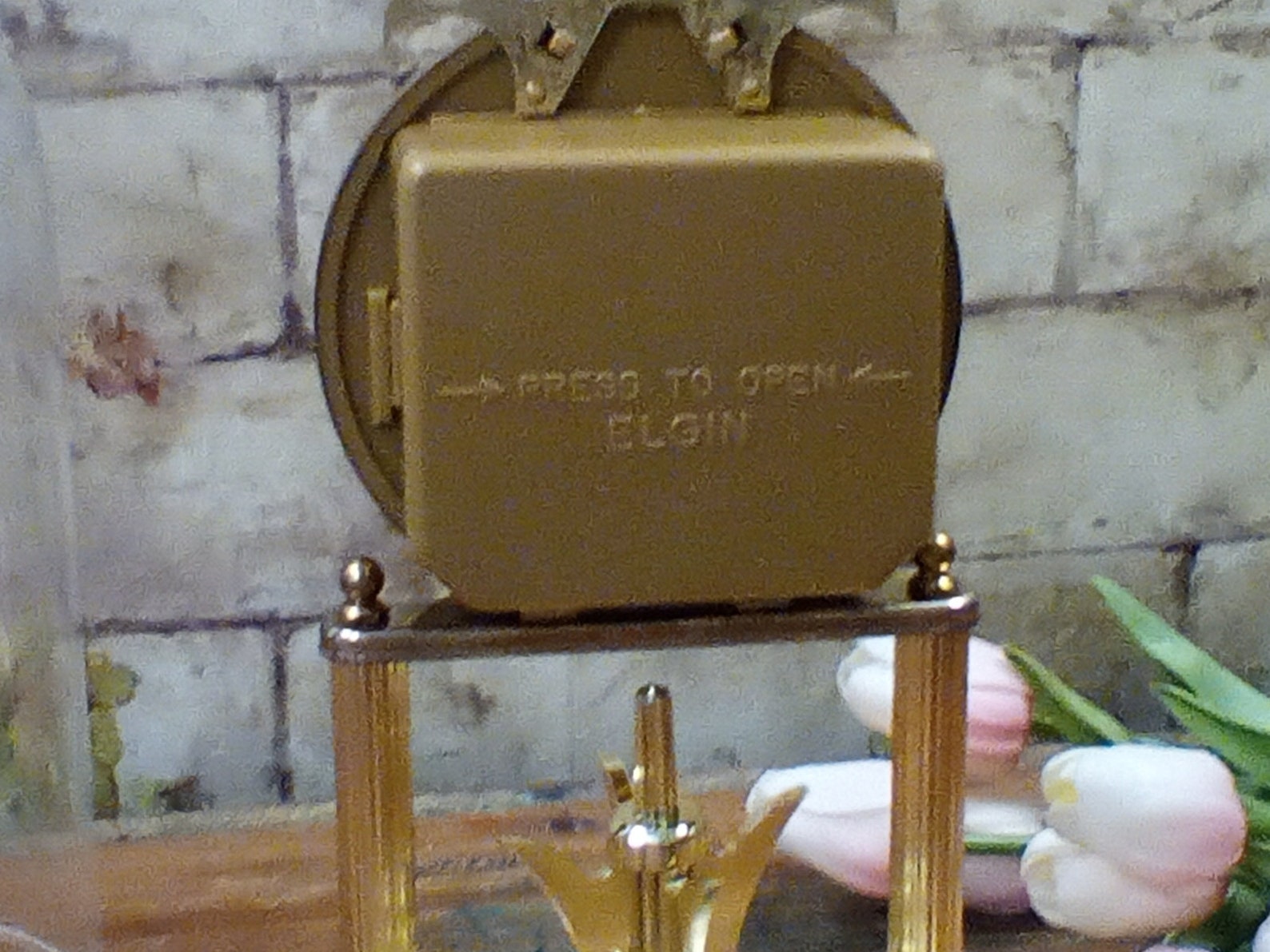 Vintage Anniversary Clock Chimes on the Hour Elgin Mantel Etsy