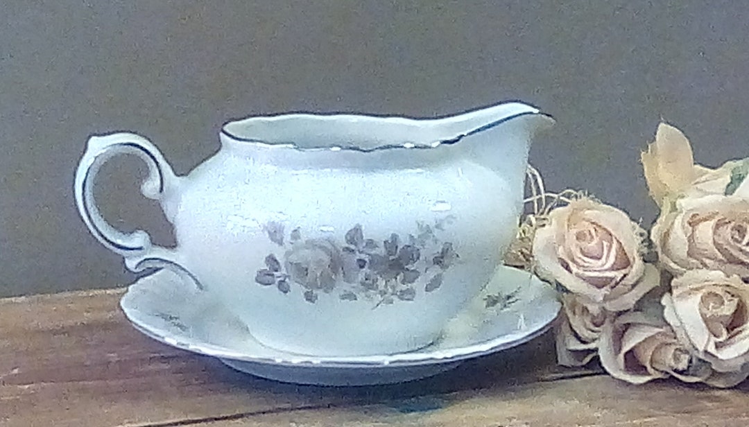 Vintage Gravy Boat and Under Plate Winterling Schwarzenbach Etsy