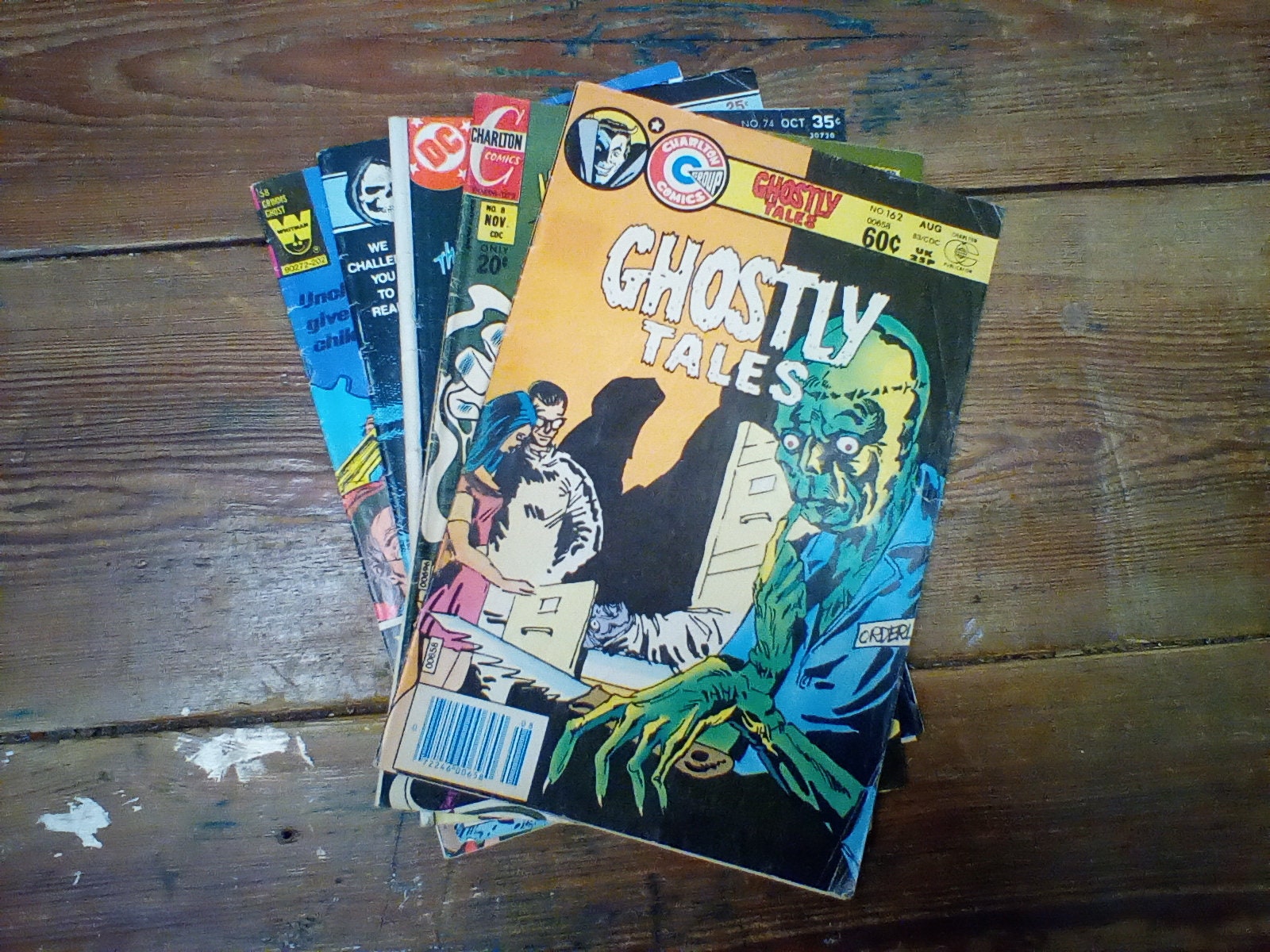 Vintage Ghost Story Bundle of Comics, Ghostly Tales, Ghost Manor