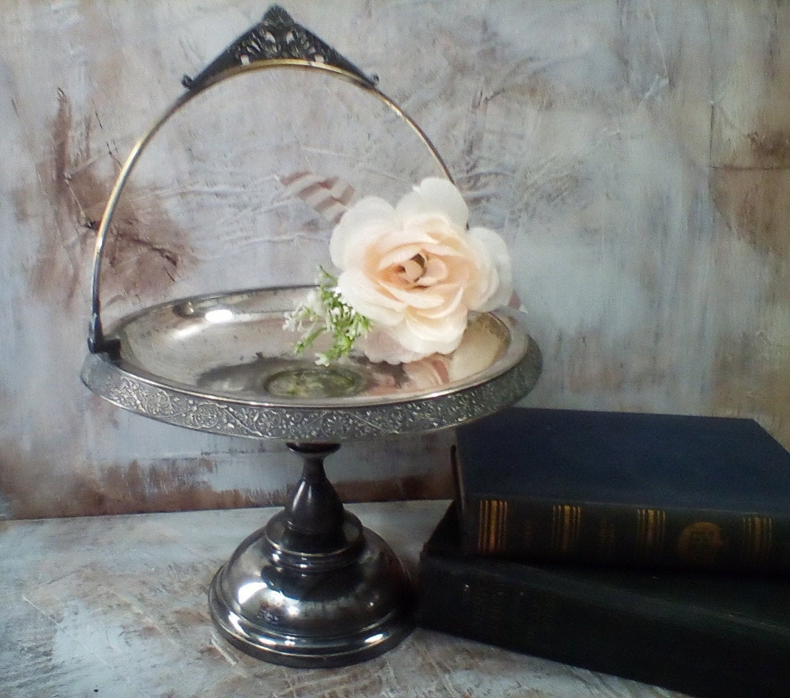 Antique Silver Plate Brides Basket Middletown Plate 19th Etsy