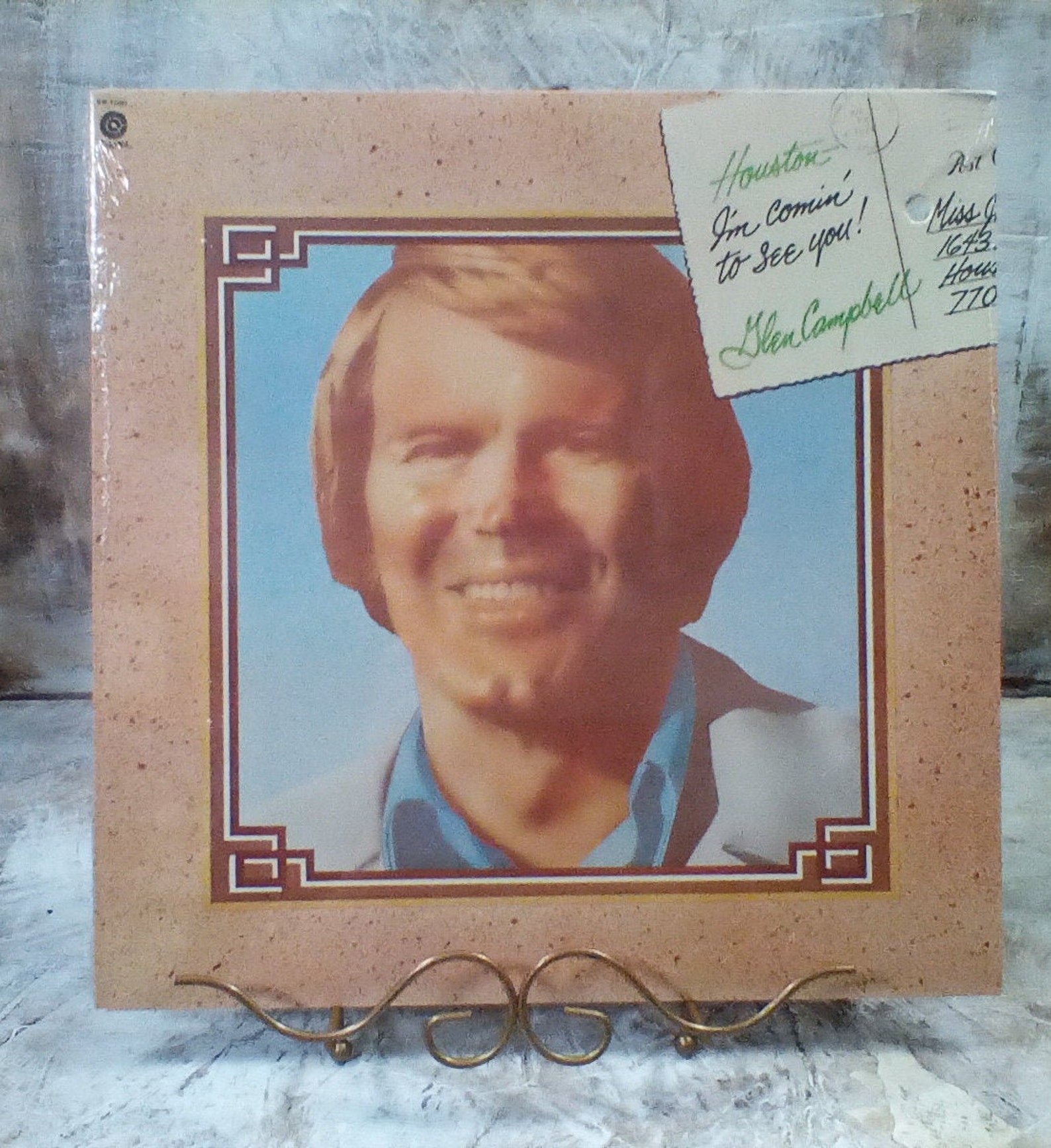 Vintage Glen Campbell Sealed Album 1974 Houston I'm | Etsy