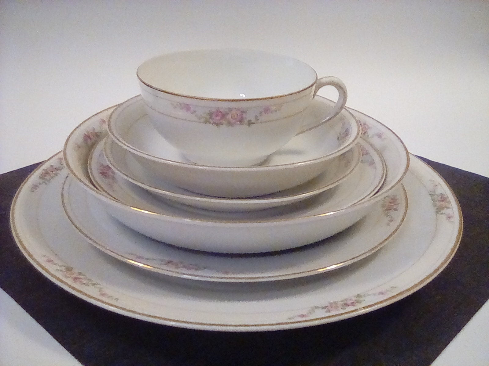 Antique Noritake Nippon Hand Painted 1920s Noritake 7 Piece Etsy
