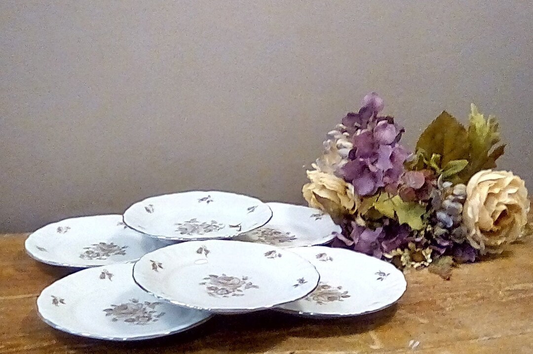 Vintage Dessert Plate by Winterling of Bavaria, Small 6 Plate in Dawn