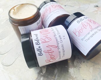 Whipped Body Butter | Relaxation | Calming Body Butter | Lavender | Love | Shimmer I Vegan