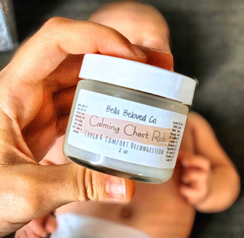Natural Chest Rub Cold Congestion and Cough Rub Natural Etsy