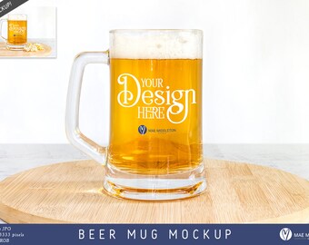 Download Beer Mug Mockup Etsy