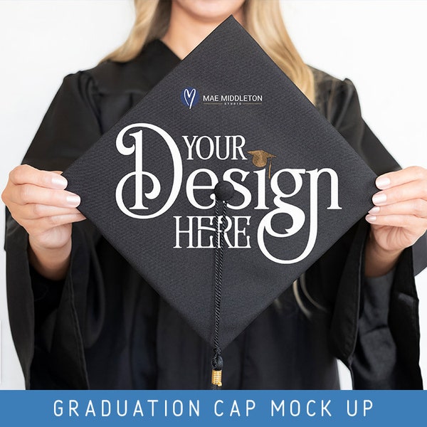 Graduation Cap Mockup | Styled Photo