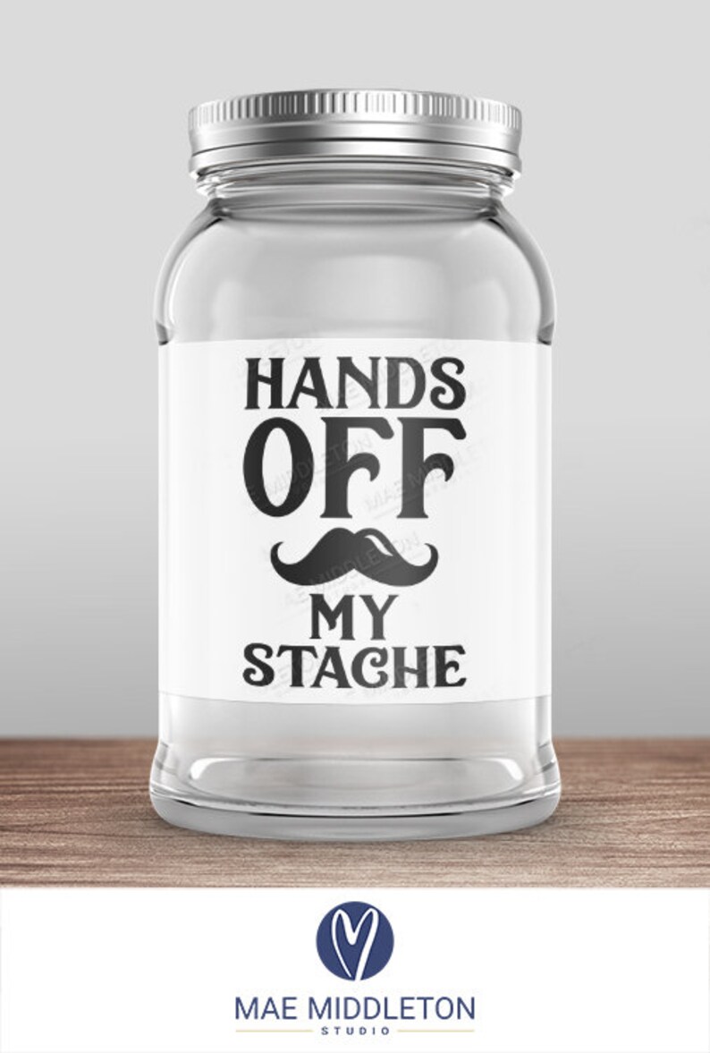 Download Mason Jar 'Stache Mini Bundle Printables & Cut Files: jpg ...