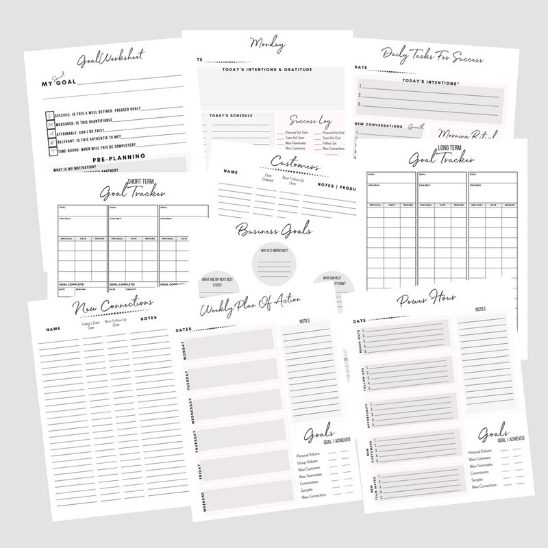 Network Marketer's ULTIMATE Daily Monthly Weekly Planner - Goal ...