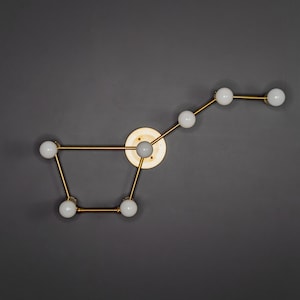 Big Dipper 7 Light Modern Industrial Vanity Mid Century Bathroom Light