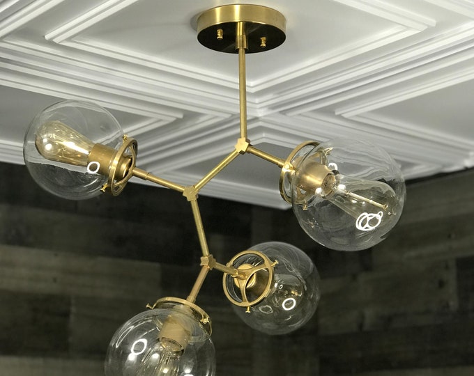 Featured listing image: Lagertha 4 Light 6 In Globe Kitchen Living Room Multi Light Semi Flush