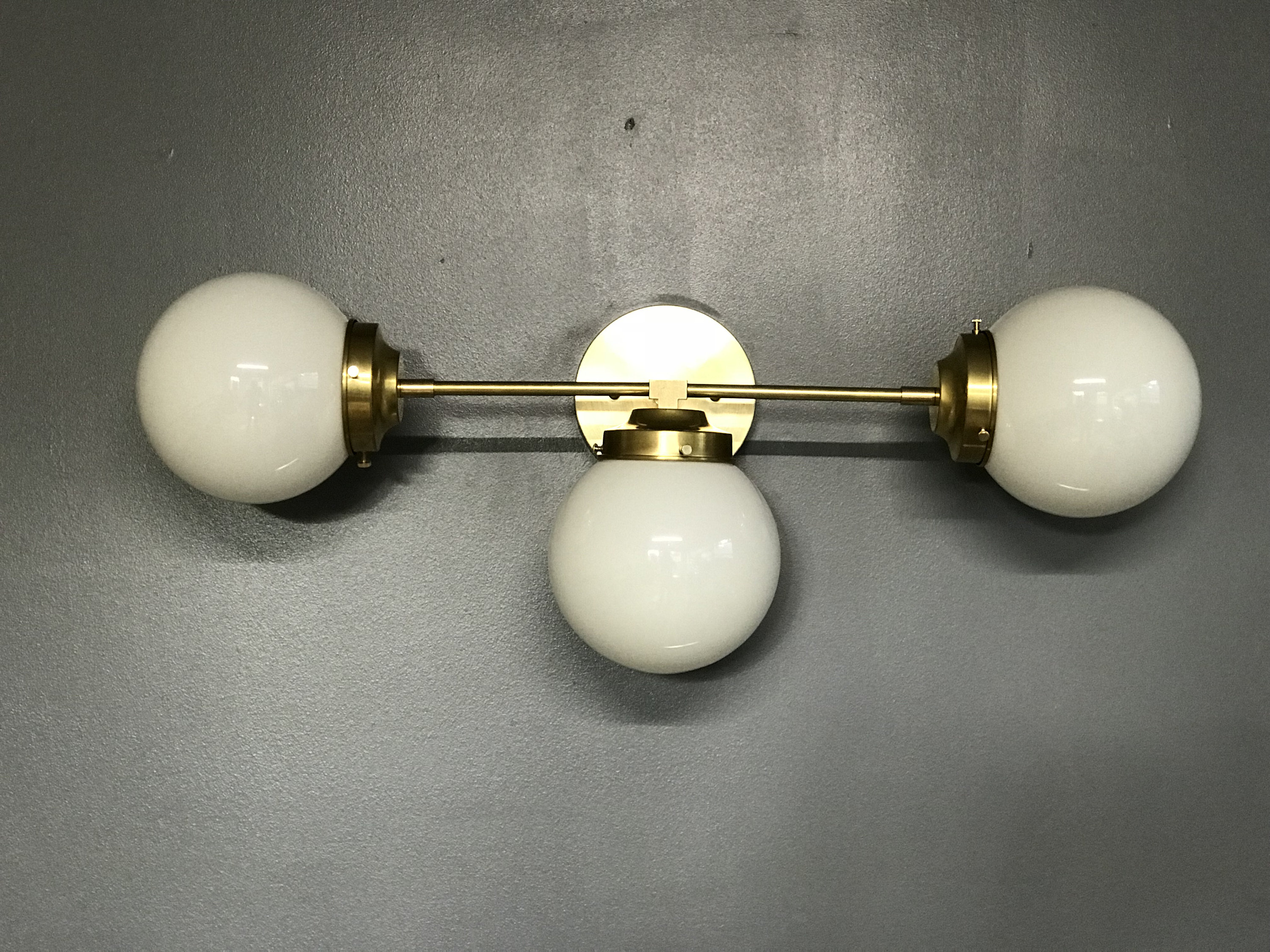 Wall Sconce Vanity 6 Light Wall Sconce Matte Black Brass 6 Bulb Mid Century