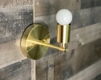 In stock - Ships on the same day! Ardonist Modern Vanity Bare Bulb Wall Lamp Industrial Sconce