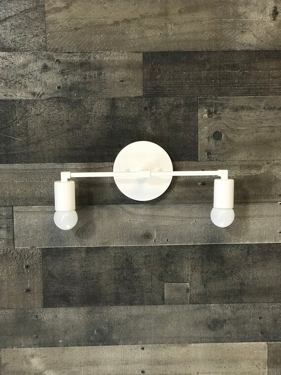 Astraea Wall Sconce Gold Raw Brass 2 Bulb Bathroom Lighting Mid Century Modern Contemporary Vanity Light