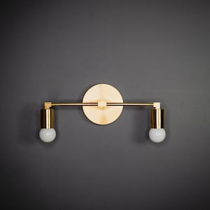 Astraea 2 Light Mid Century Modern Zeitgenössische Waschtischlampe