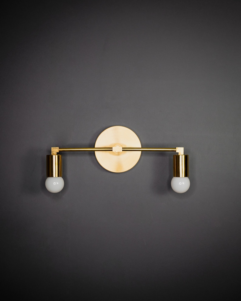 In stock - Ships on the same day! Astraea 2 Light shops Mid Century Modern Contemporary Vanity Sconce