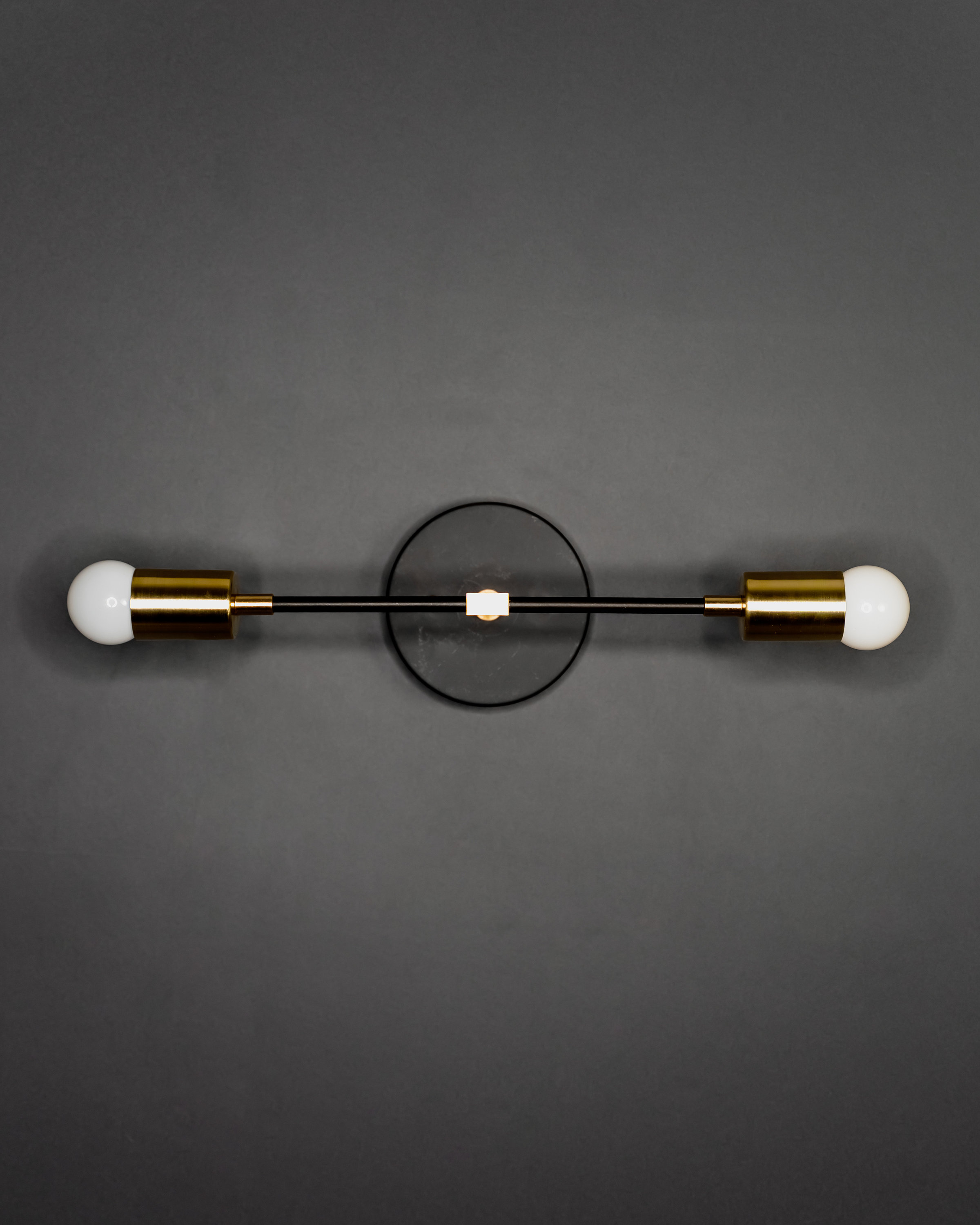 Eunoia Modern Double Bulb Vanity Wall Lamp Industrial Art Sconce In stock Ships on the same day