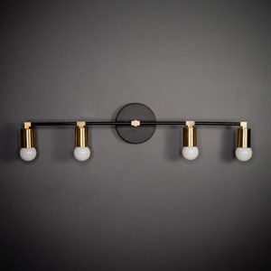 Floki 4 Light Vanity Bathroom Mid Century Modern Contemporary Sconce