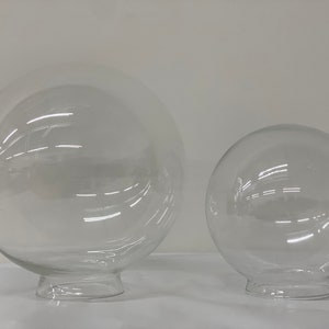 Replacement glass for Snowglobes (globe, seal & snow - 100mm)