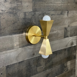 Merak Double Light Modern Mid Century Lamp