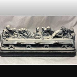1965 Last Supper Chalkware Figurine, Creative Arts Inc,