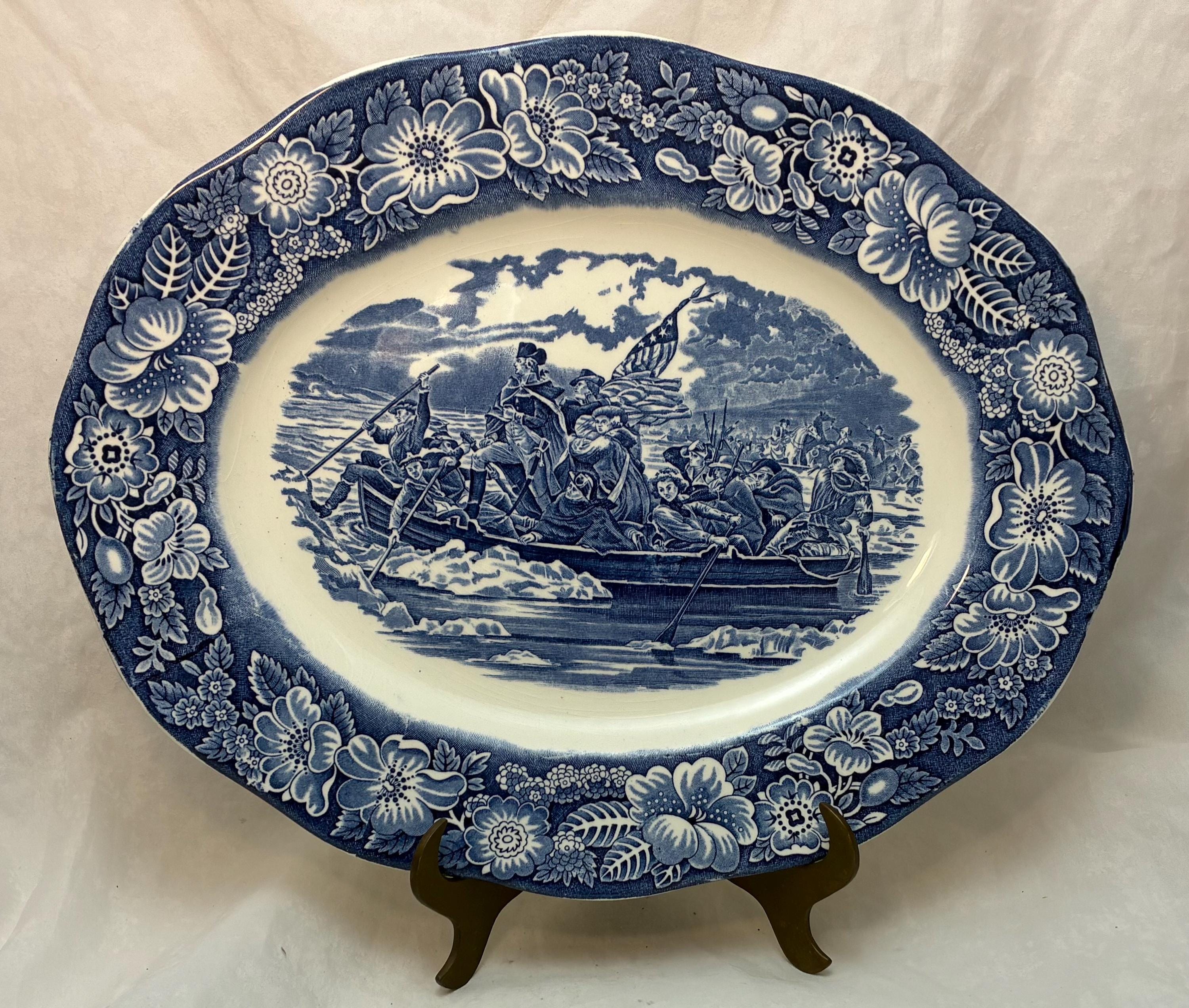 Liberty Blue Platter - Etsy