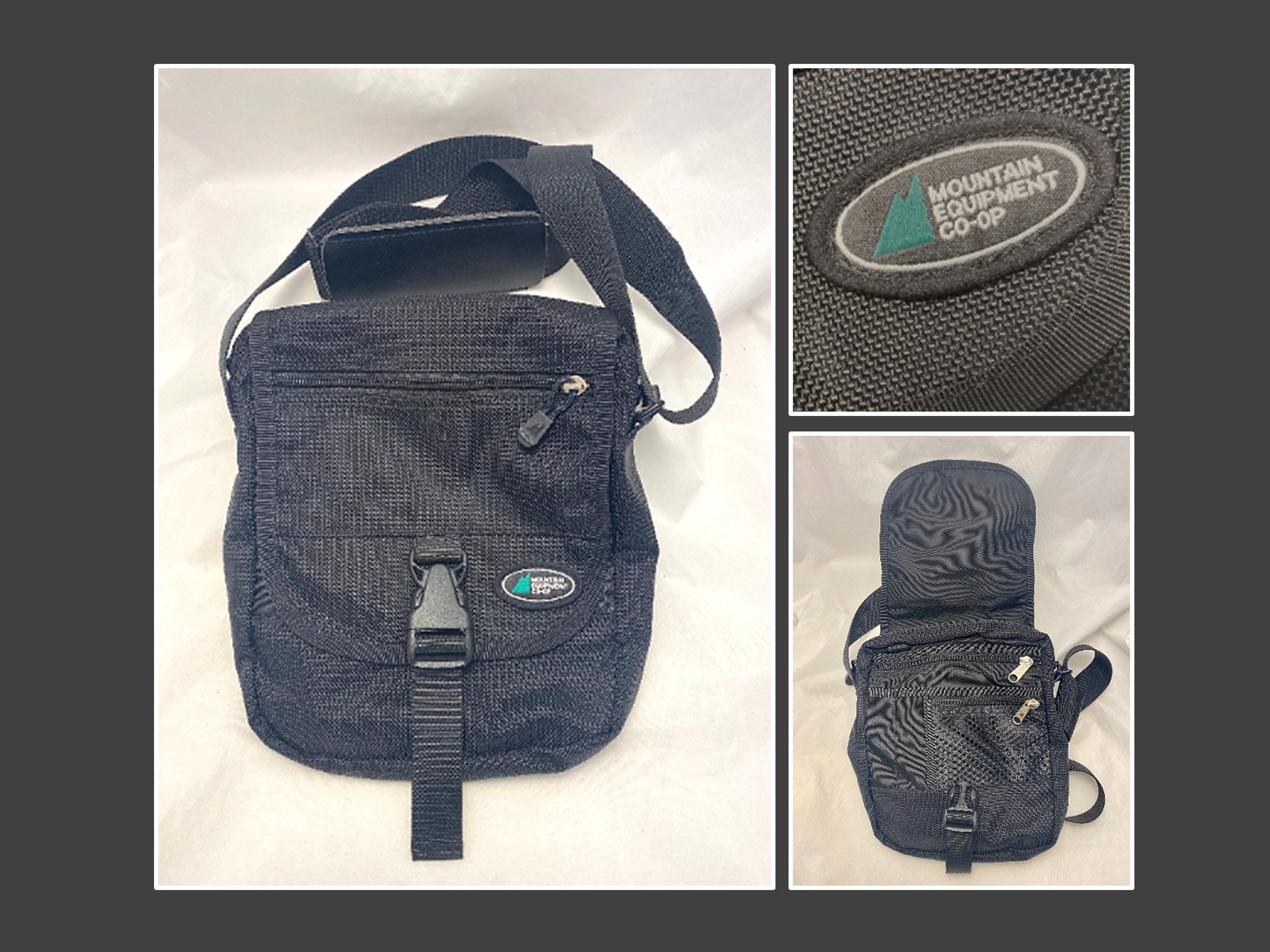 RITA RESERVED Mountain Equipment Co Op Vintage Shoulder Bag, Black