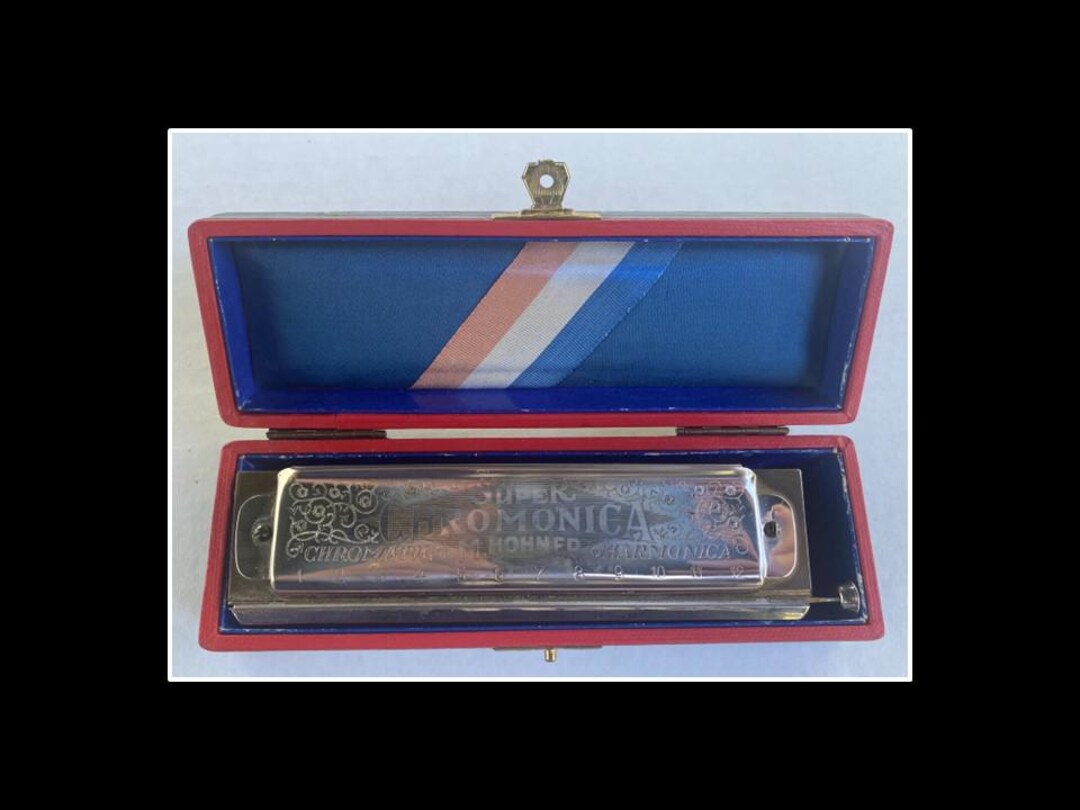 Hohner 270 Super Chromonica Harmonica, Original Case, 12 Hole Chromatic ...