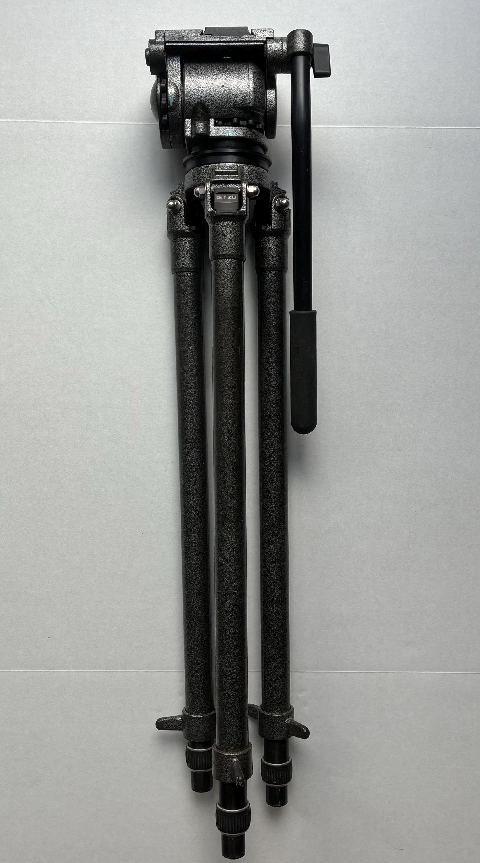 Trépied Photo Gitzo Studex Vintage Avec Tête R. N°3 - Robuste Et Made In France