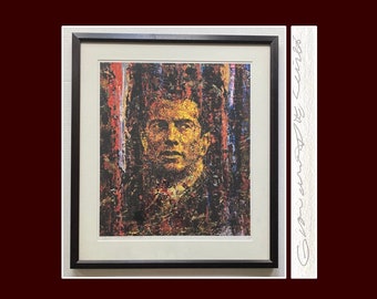 JFK Color Giclée Print "What Happened": Signed Limited Edition by Giovanni DeCunto, 1999