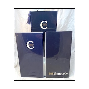 British Airways Concorde Menu, Original Concorde Memorabilia, Three Available, (2)1981 and (1)1977, Supersonic Aviation Airline Collectible
