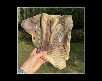 Gail Markiewicz Studio Pottery Bowl: Sculptural Art Ceramic (12.75")