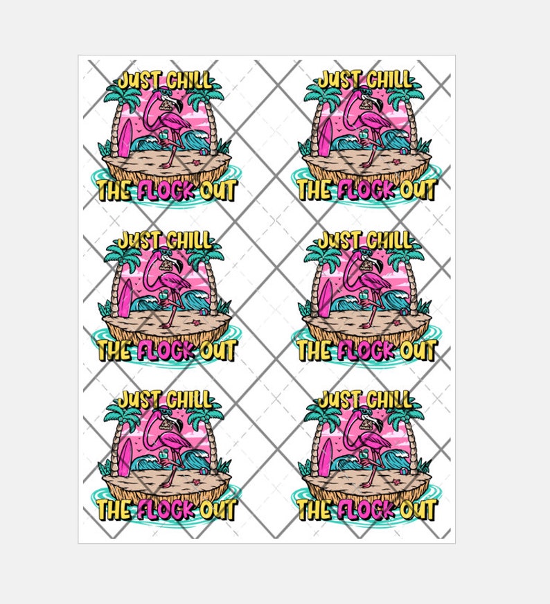 PRINTED Waterslide Decal for Tumblers Tumbler Waterslides Etsy