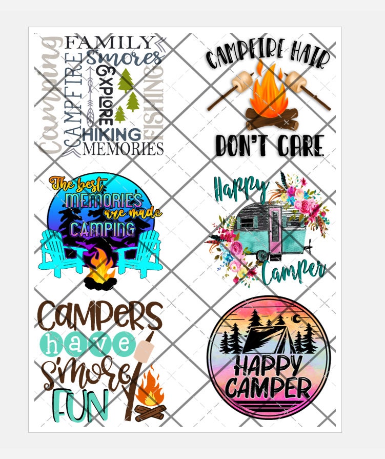 PRINTED CLEAR Waterslide Sheet for Tumblers Tumbler Etsy