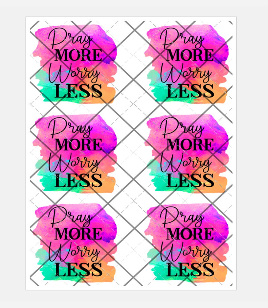 Waterslide for Tumblers Religious Waterslide Popular Etsy