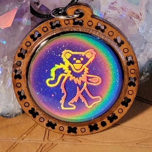 Grateful Dead Jerry Garcia Holographic Sticker 2-Pack – 3in Premium Decal For Indoor & Outdoor Use, Awesome For Deadhead Collection!