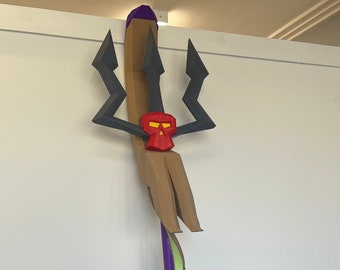 Trident of the Swamp / Full Size Staff From OSRS / RuneScape Costume or Display Piece