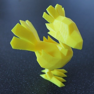 Final Fantasy Chocobo / Final Fantasy Gift XV / FFXV Fat Chocobo / Final Fantasy 7 / Final Fantasy XIV / ffxiv / 3D Printed Model
