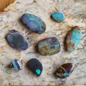 Galactic! Custom Australian opal ring or pendant. Bezel set in 925 sterling silver. Luminous colors! Pipe lightning boulder