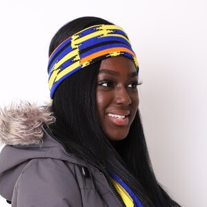 Kente/African Print Inspired Ear Warmers Manu image 3