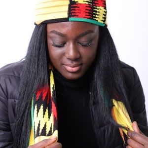 Kente/African Print Inspired Ear Warmers Piesie image 2