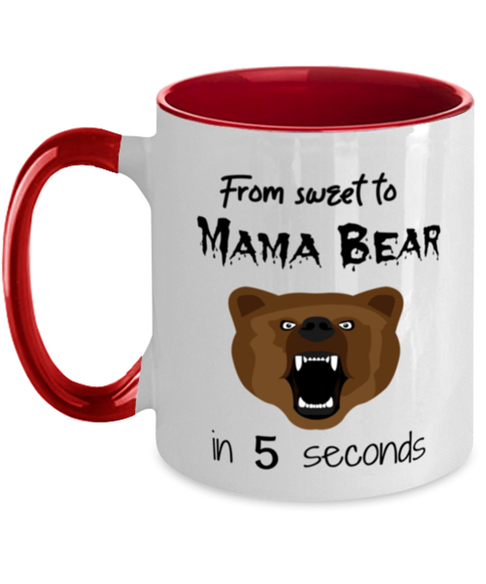 Mama Bear Protective Mom From Sweet To Watch Out Mama Bear Etsy