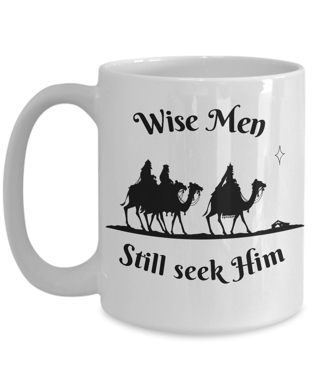 Christmas 3 WISE MEN SERIOUSLY? Ganz Insulated Travel Mug NonSpill