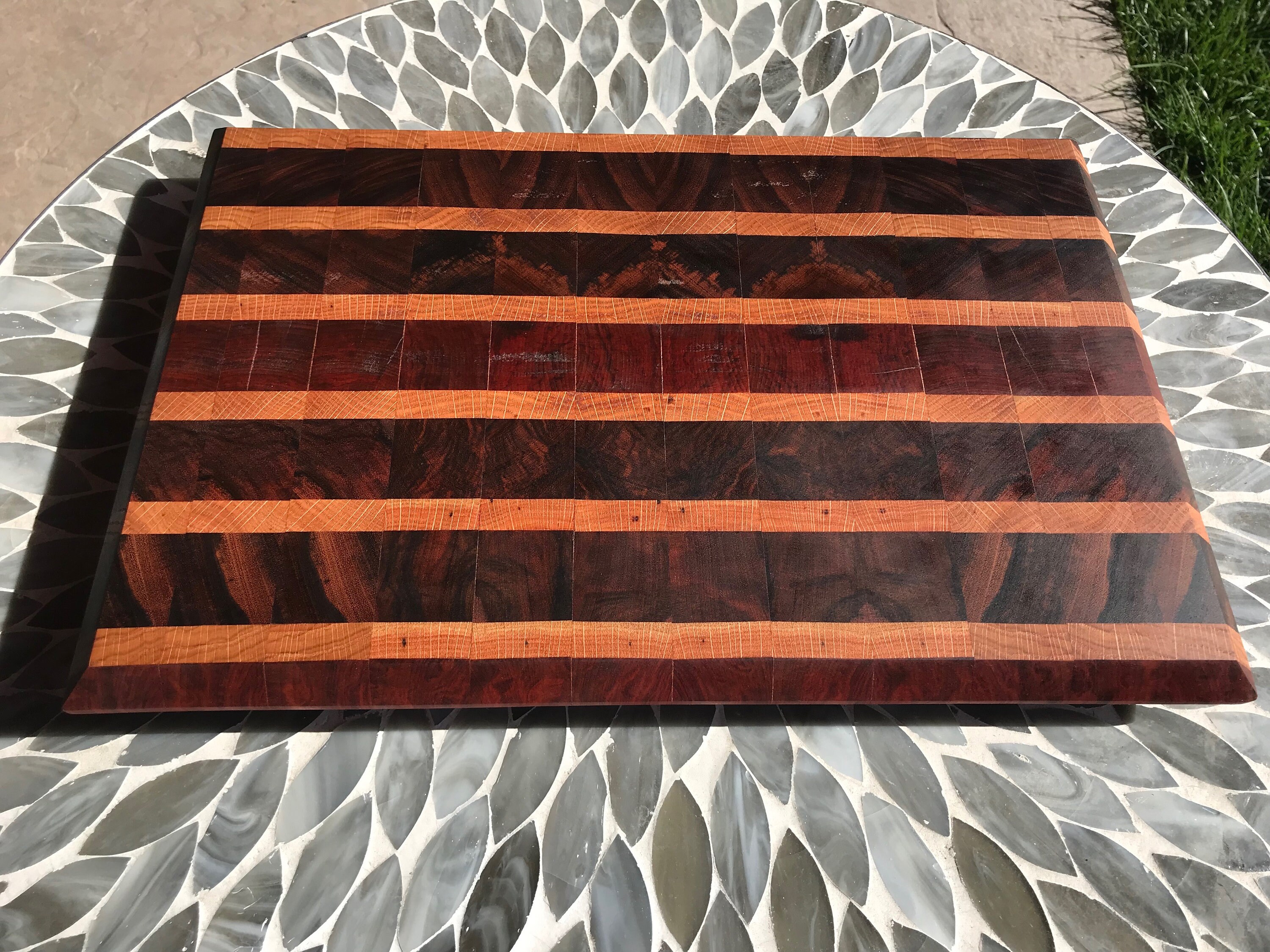 Exotic Wood End Grain Cutting Board Etsy