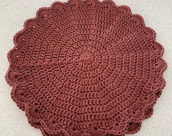 Crochet Place Mat and Coaster Set